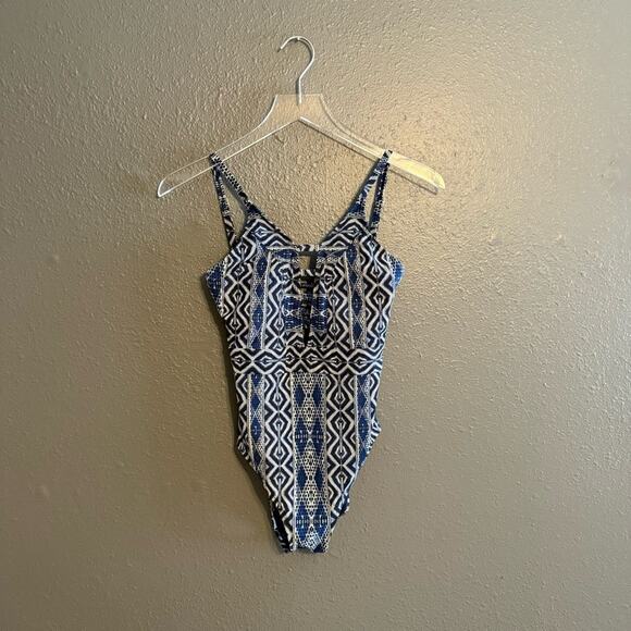 La Blanca Keyhole Tummy Control One Piece Size 4 - Picture 3 of 9